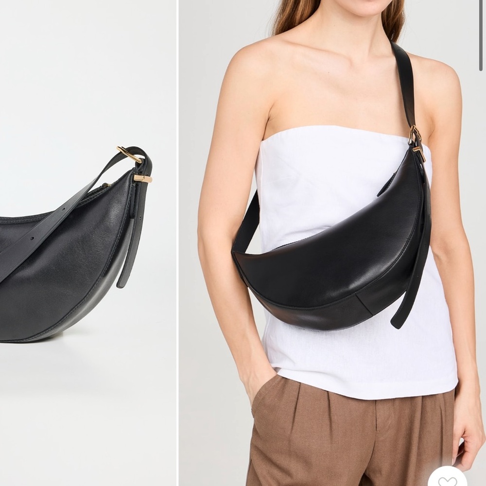 Madewell Black Leather Sling Bag